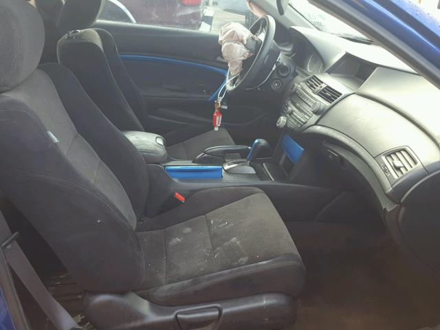 1HGCS12398A017813 - 2008 HONDA ACCORD LX- BLUE photo 5