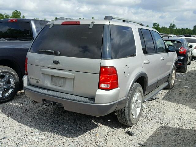 1FMZU63K23UC62011 - 2003 FORD EXPLORER X SILVER photo 4