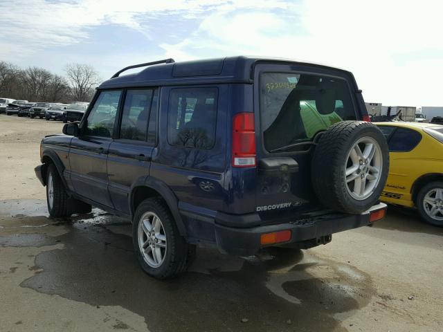 SALTW12472A758022 - 2002 LAND ROVER DISCOVERY BLUE photo 3