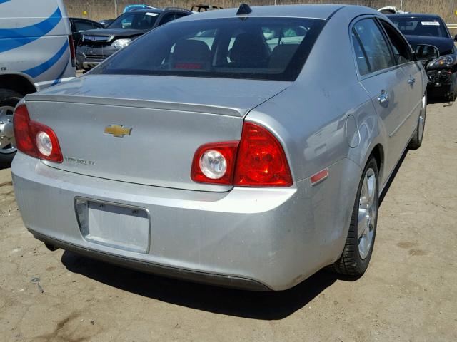 1G1ZC5E01CF202795 - 2012 CHEVROLET MALIBU 1LT SILVER photo 4