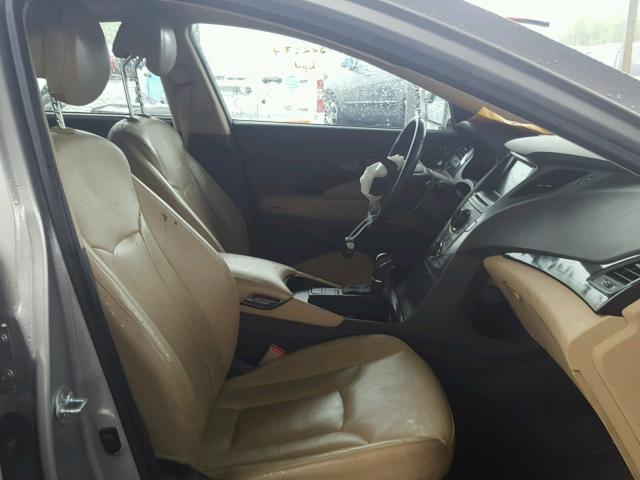 KMHFH4JG5DA213902 - 2013 HYUNDAI AZERA GLS SILVER photo 5