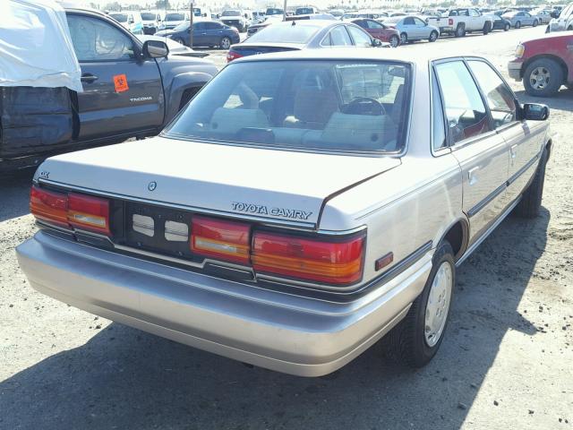 JT2SV21E2M3447930 - 1991 TOYOTA CAMRY DLX TAN photo 4