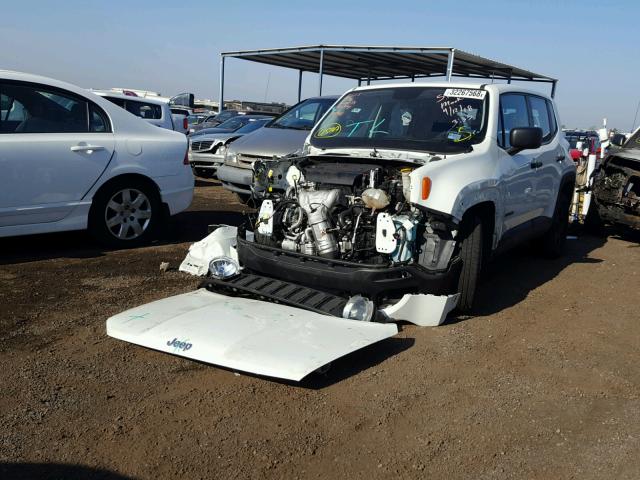 ZACCJAAT3FPB82790 - 2015 JEEP RENEGADE S WHITE photo 2