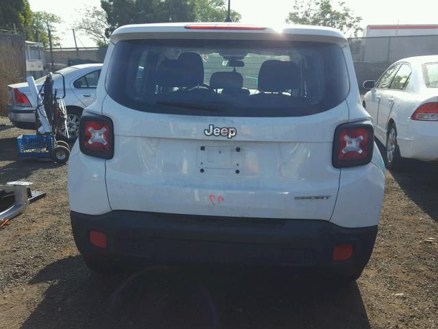 ZACCJAAT3FPB82790 - 2015 JEEP RENEGADE S WHITE photo 9