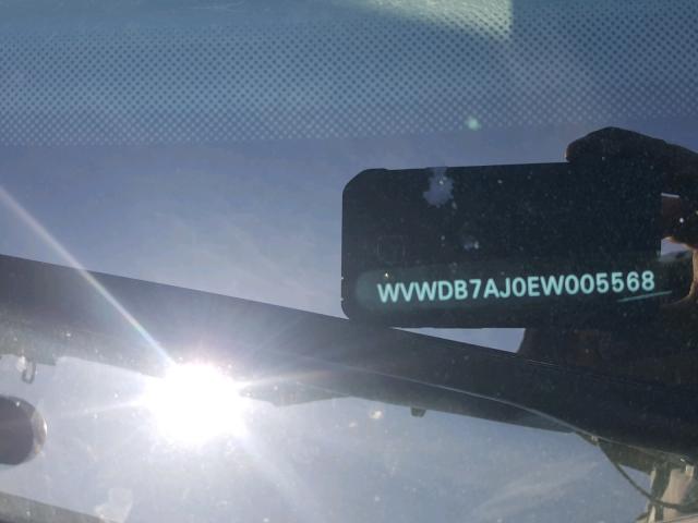 WVWDB7AJ0EW005568 - 2014 VOLKSWAGEN GOLF 灰色 照片 10