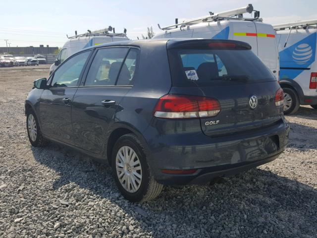 WVWDB7AJ0EW005568 - 2014 VOLKSWAGEN GOLF GRAY photo 3