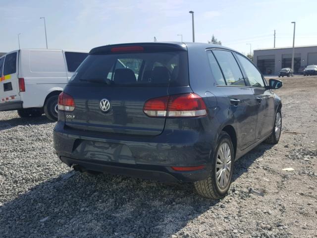 WVWDB7AJ0EW005568 - 2014 VOLKSWAGEN GOLF GRAY photo 4