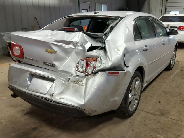 1G1ZC5EB7AF163452 - 2010 CHEVROLET MALIBU 1LT SILVER photo 4