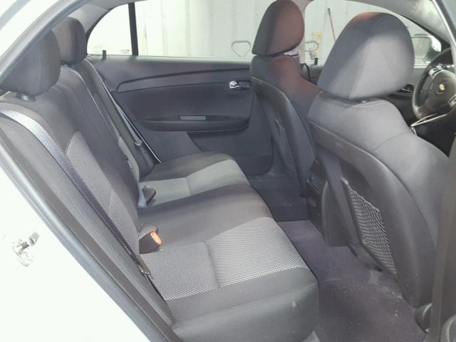 1G1ZC5EB7AF163452 - 2010 CHEVROLET MALIBU 1LT SILVER photo 6