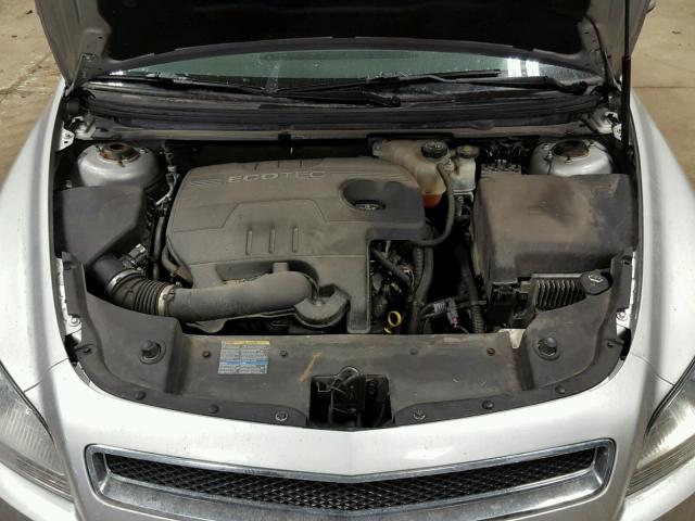 1G1ZC5EB7AF163452 - 2010 CHEVROLET MALIBU 1LT SILVER photo 7