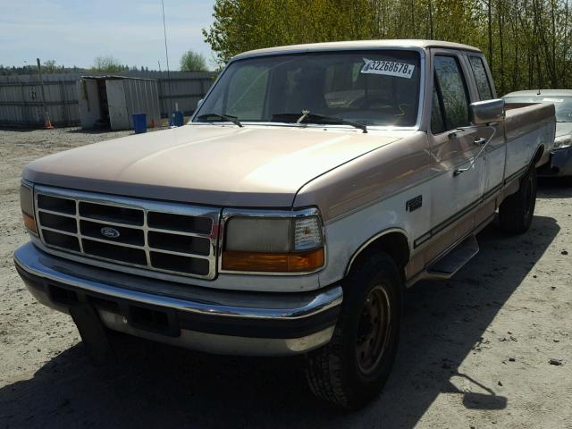 1FTHX25G9VEA77976 - 1997 FORD F250 TWO TONE photo 2