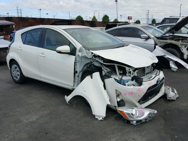 JTDKDTB36G1139768 - 2016 TOYOTA PRIUS C WHITE photo 1