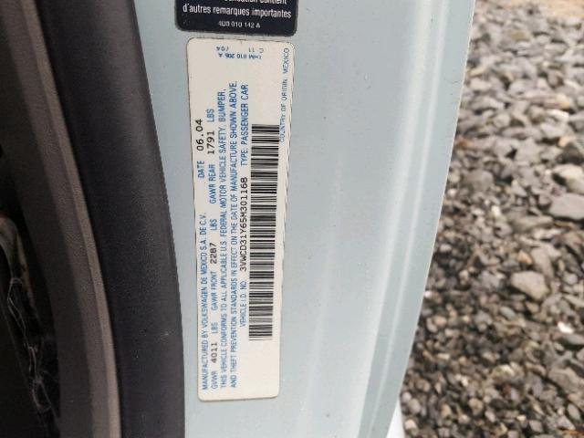 3VWCD31Y65M301168 - 2005 VOLKSWAGEN NEW BEETLE ლურჯი ფოტო 10