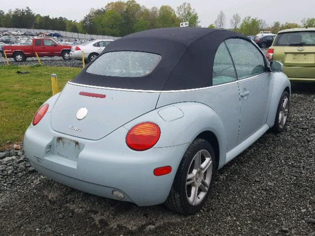 3VWCD31Y65M301168 - 2005 VOLKSWAGEN NEW BEETLE ლურჯი ფოტო 4