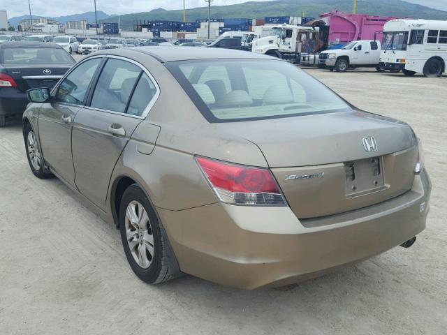 1HGCP26408A028855 - 2008 HONDA ACCORD LXP GOLD photo 3