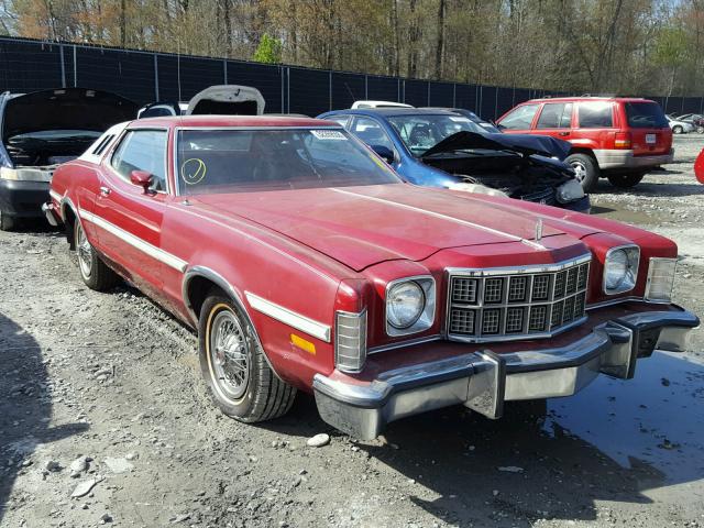6G21H251253 - 1976 FORD TORINO RED photo 1