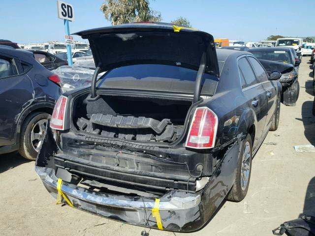 2C3CCAET6EH118008 - 2014 CHRYSLER 300C BLACK photo 4