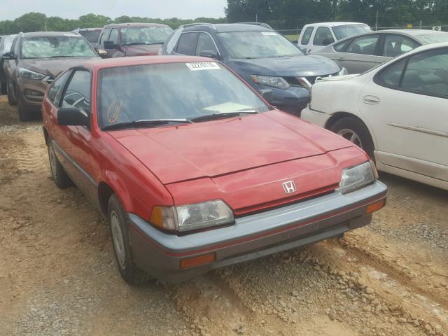 JHMEC1425HS032133 - 1987 HONDA CIVIC 1500 RED photo 1