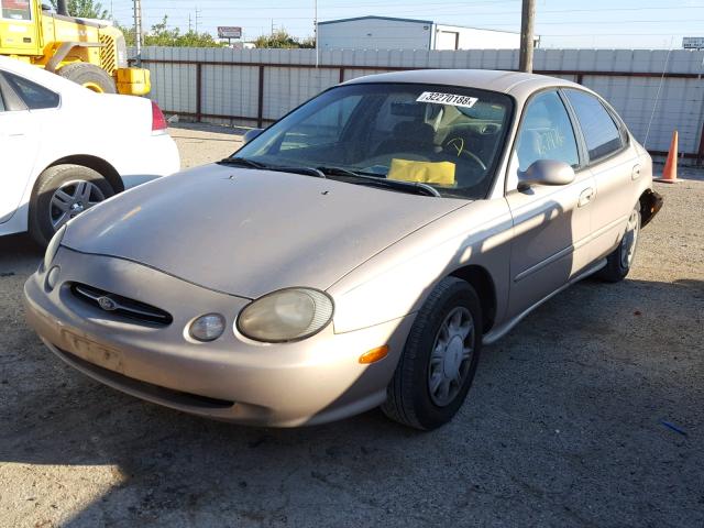 1FAFP52UXWG169354 - 1998 FORD TAURUS LX TAN photo 2