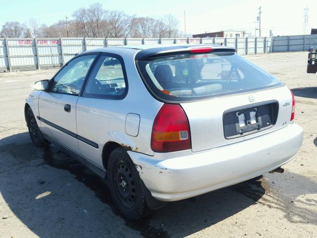 2HGEJ6321TH116862 - 1996 HONDA CIVIC CX SILVER photo 3