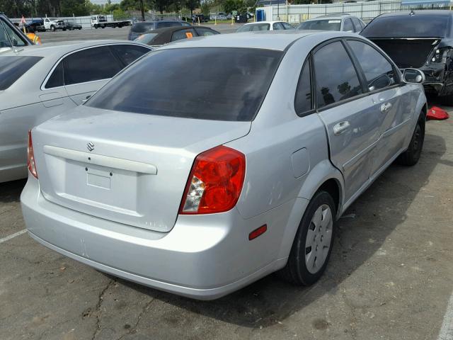 KL5JD56Z76K351616 - 2006 SUZUKI FORENZA SILVER photo 4