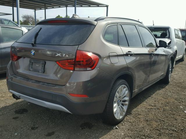 WBAVM1C57EVW48630 - 2014 BMW X1 SDRIVE2 BROWN photo 4