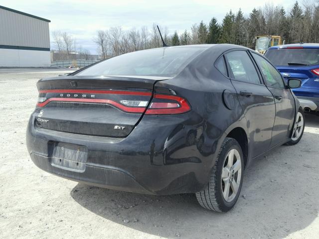 1C3CDFBB8FD415043 - 2015 DODGE DART SXT BLACK photo 4