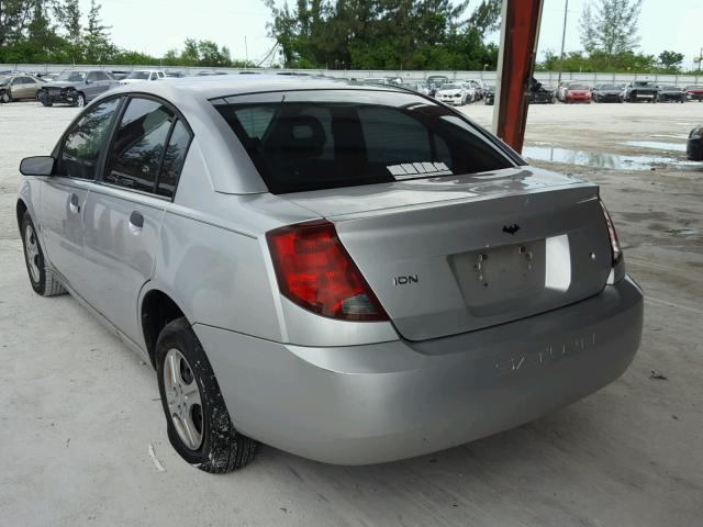 1G8AG52F55Z153338 - 2005 SATURN ION LEVEL SILVER photo 3