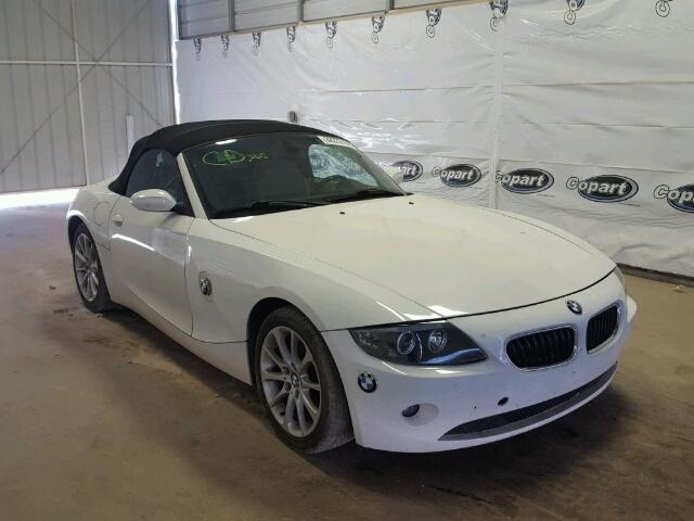 4USBU33546LW67631 - 2006 BMW Z4 3.0 WHITE photo 1