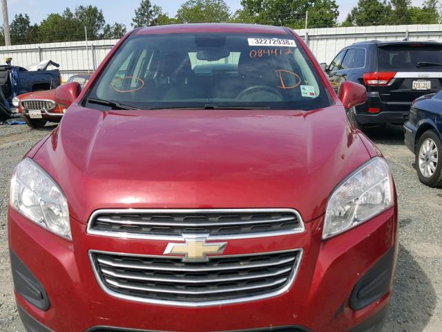 KL7CJKSB3FB084412 - 2015 CHEVROLET TRAX LS RED photo 9