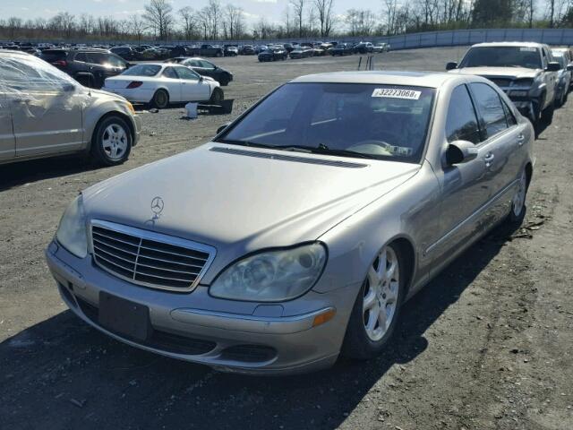 WDBNG83J83A325349 - 2003 MERCEDES-BENZ S 430 4MAT GRAY photo 2