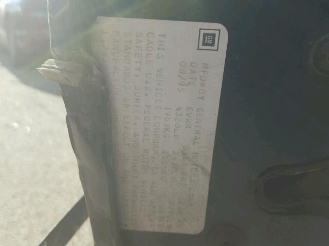 1G2WJ52M9TF200157 - 1996 PONTIAC GRAND PRIX GREEN photo 10