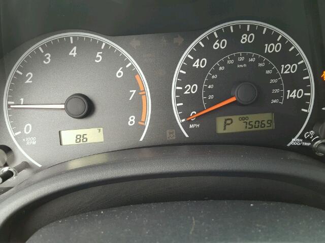 2T1BU4EE8DC997561 - 2013 TOYOTA COROLLA BA GOLD photo 8