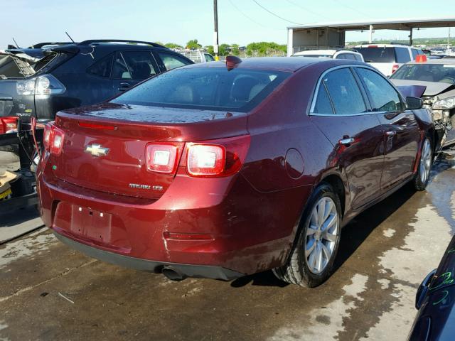 1G11F5SL1FF253074 - 2015 CHEVROLET MALIBU LTZ მუქწითელი ფოტო 4