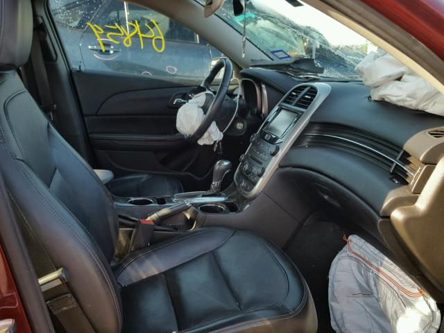 1G11F5SL1FF253074 - 2015 CHEVROLET MALIBU LTZ მუქწითელი ფოტო 5