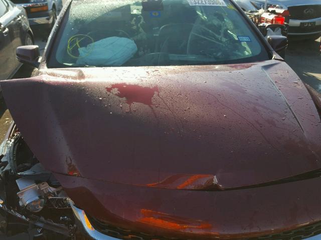 1G11F5SL1FF253074 - 2015 CHEVROLET MALIBU LTZ მუქწითელი ფოტო 7