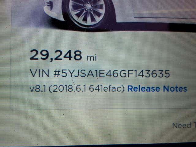 5YJSA1E46GF143635 - 2016 TESLA MODEL S WHITE photo 8