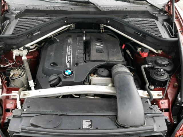 5UXZV4C57CL756725 - 2012 BMW X5 XDRIVE3 RED photo 7