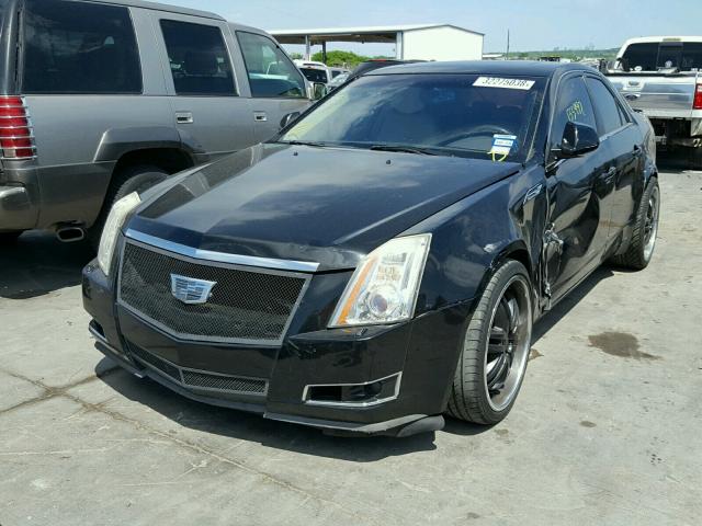 1G6DF577180181060 - 2008 CADILLAC CTS BLACK photo 2