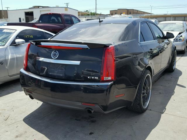 1G6DF577180181060 - 2008 CADILLAC CTS BLACK photo 4