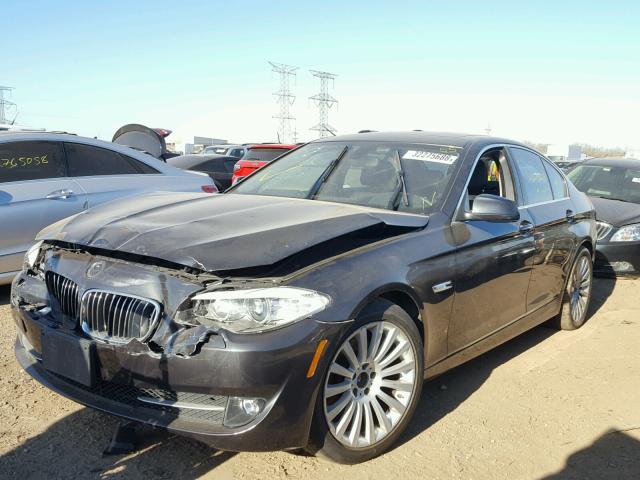 WBAXH5C53DDW12782 - 2013 BMW 528 XI BLACK photo 2