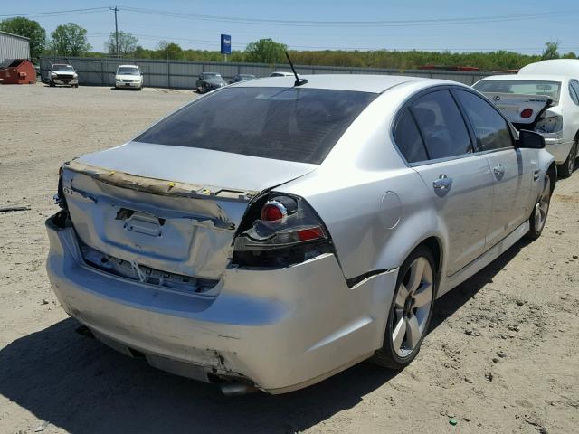 6G2EC57Y29L203075 - 2009 PONTIAC G8 GT SILVER photo 4