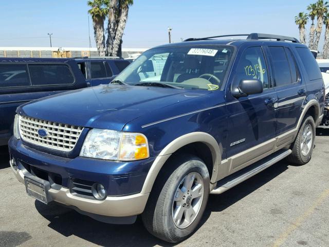 1FMZU64E95ZA02784 - 2005 FORD EXPLORER E BLUE photo 2