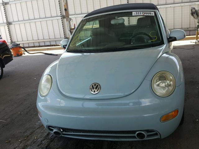3VWCM31Y54M317330 - 2004 VOLKSWAGEN NEW BEETLE Mavi foto 9