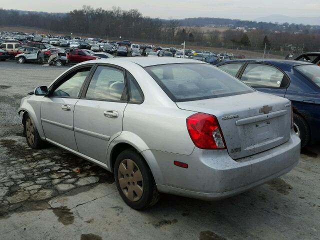 KL5JD56Z78K917468 - 2008 SUZUKI FORENZA SILVER photo 3