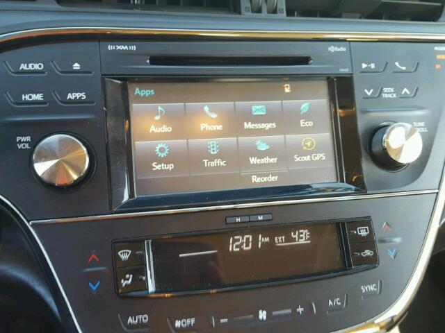 4T1BK1EB2HU255011 - 2017 TOYOTA AVALON XLE BLACK photo 9