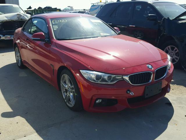 WBA3T3C51G5A41375 - 2016 BMW 435 I RED photo 1