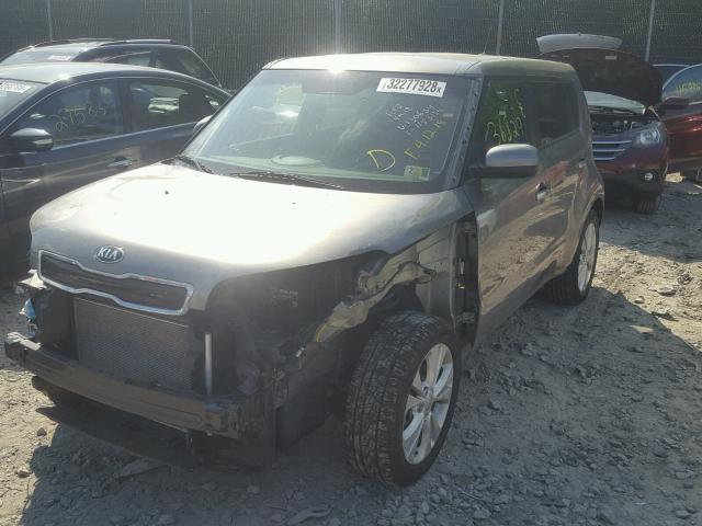 KNDJP3A5XF7130654 - 2015 KIA SOUL + GRAY photo 2