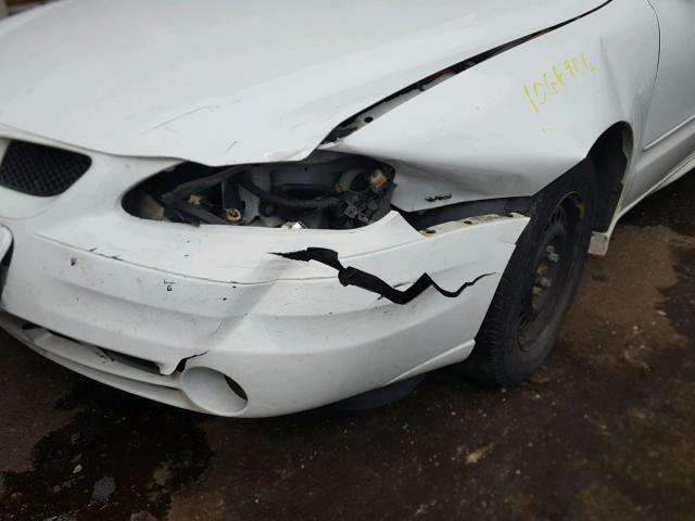 1G2NF52E64M689989 - 2004 PONTIAC GRAND AM S 白色 照片 9