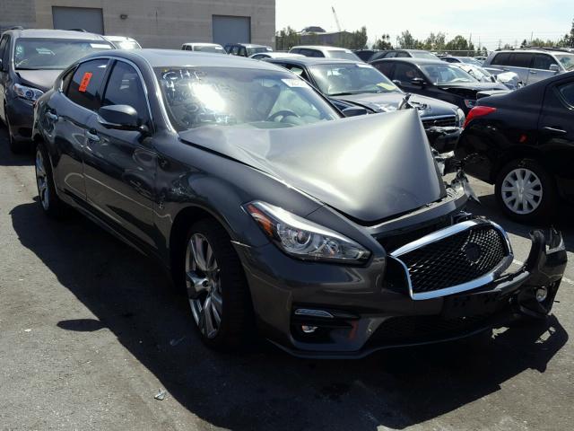 JN1BY1AP0FM542674 - 2015 INFINITI Q70 3.7 GRAY photo 1